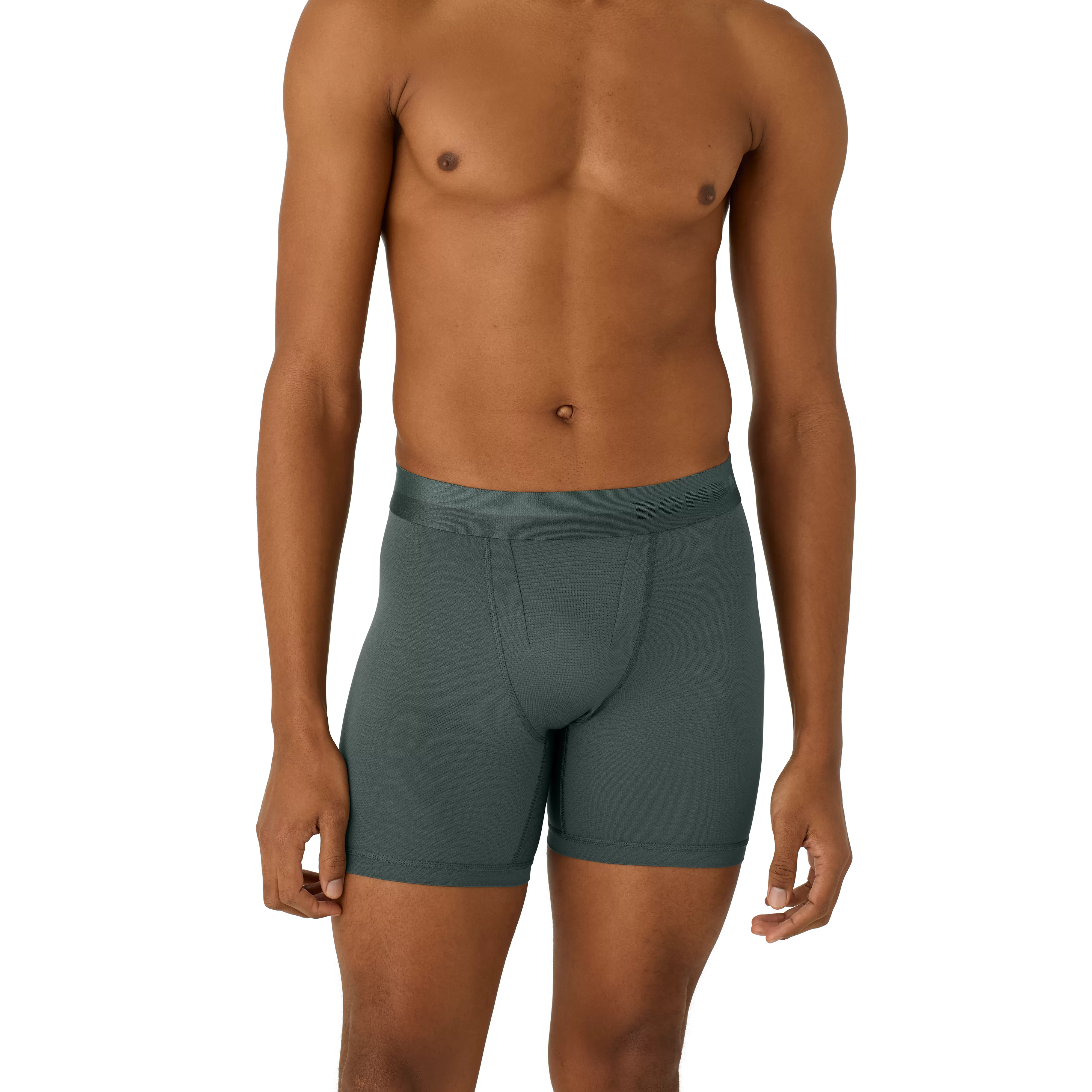 Men's Active Flyless Boxer Brief 6-Pack