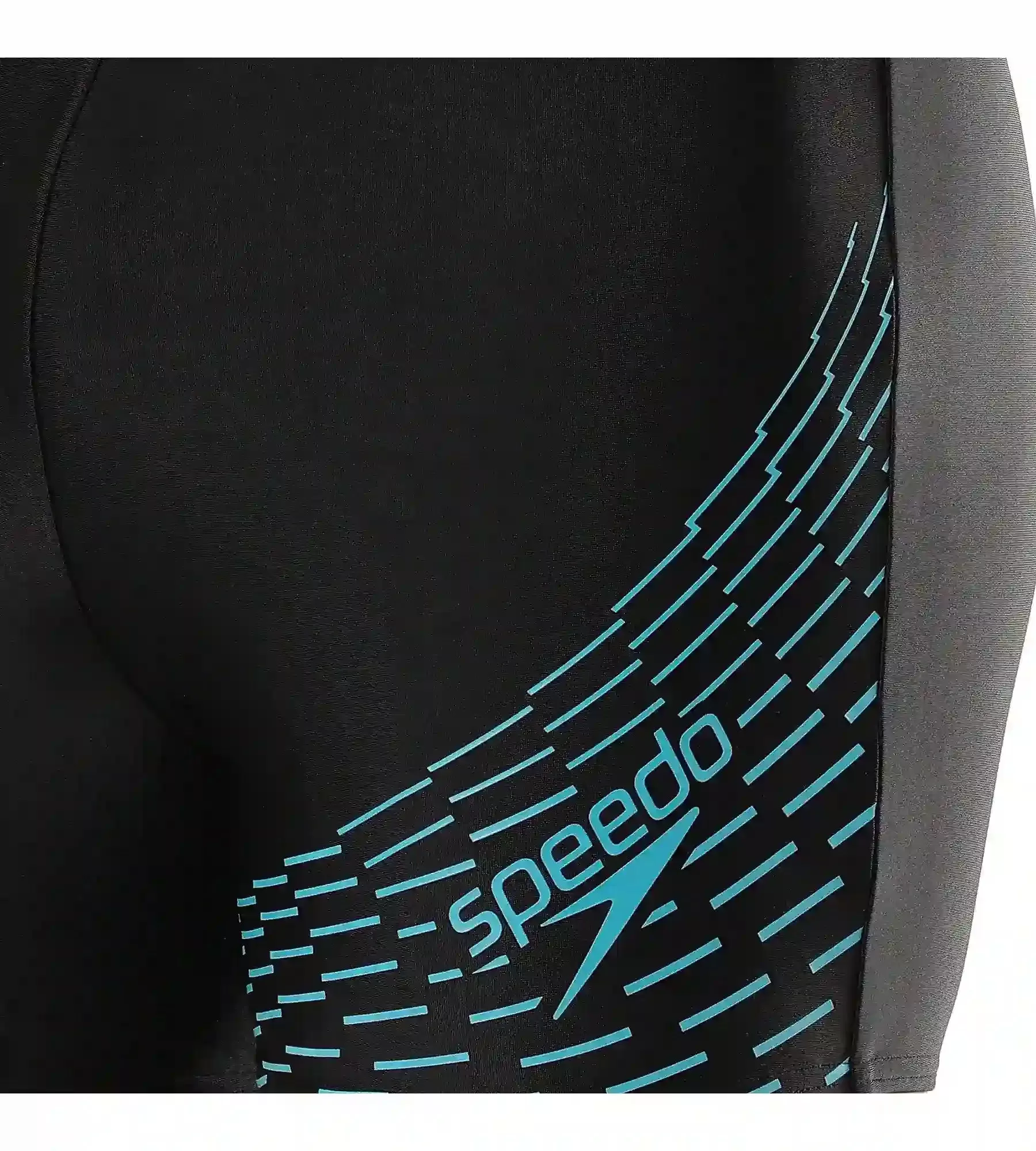 Men's Endurance Medley Logo Aquashort - Black  &  Aquarium