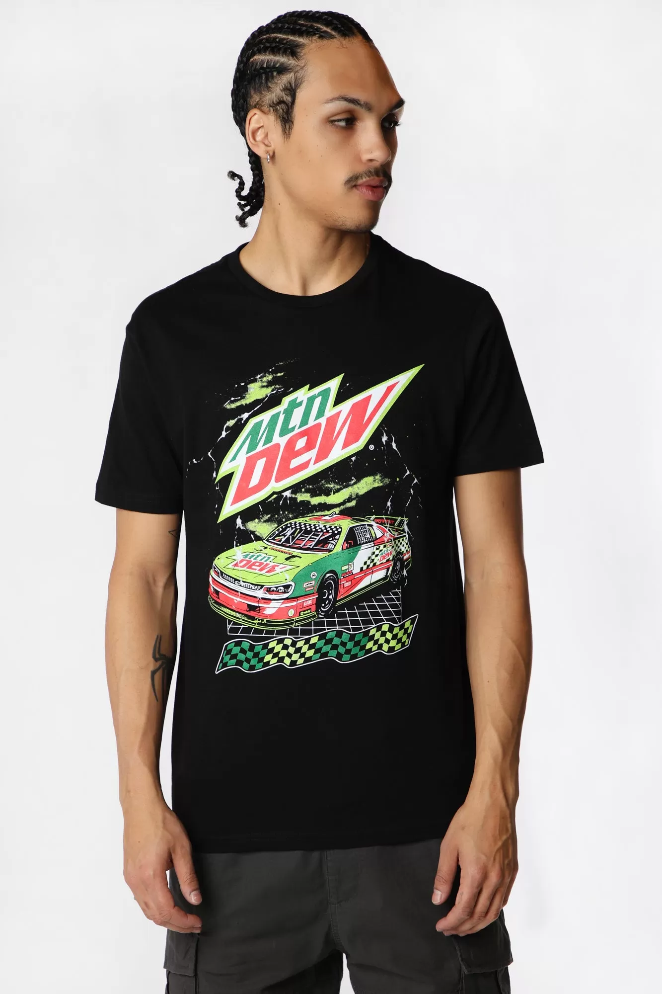 Mens Mtn Dew Racing T-Shirt