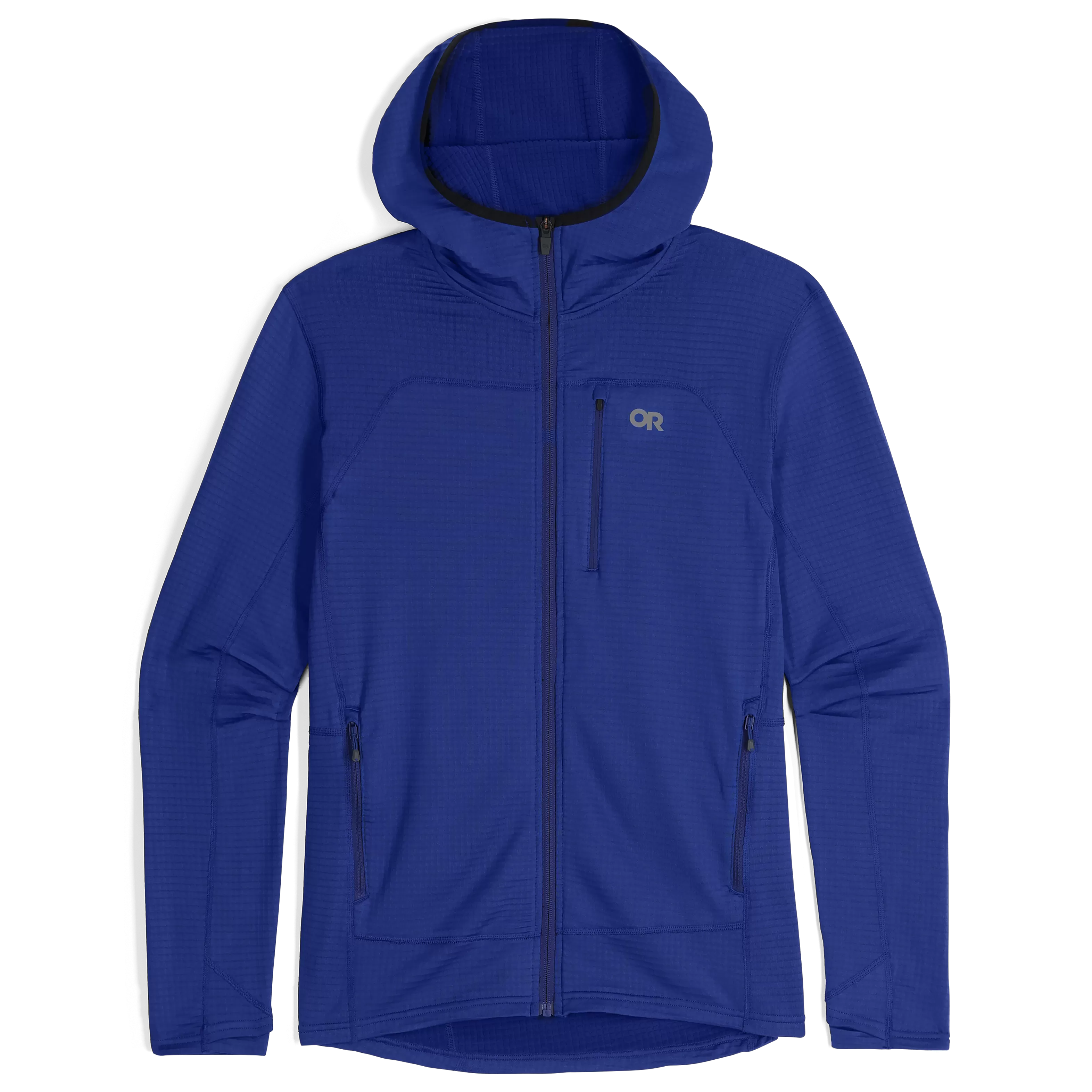 Men's Vigor Grid Fleece Full Zip Hoodie