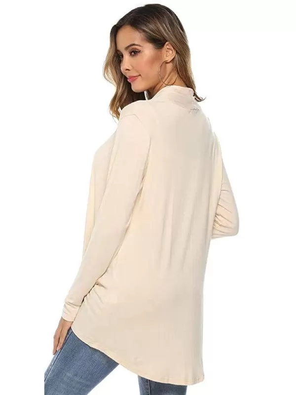 Mid-Length  Women Cardigan Sweater