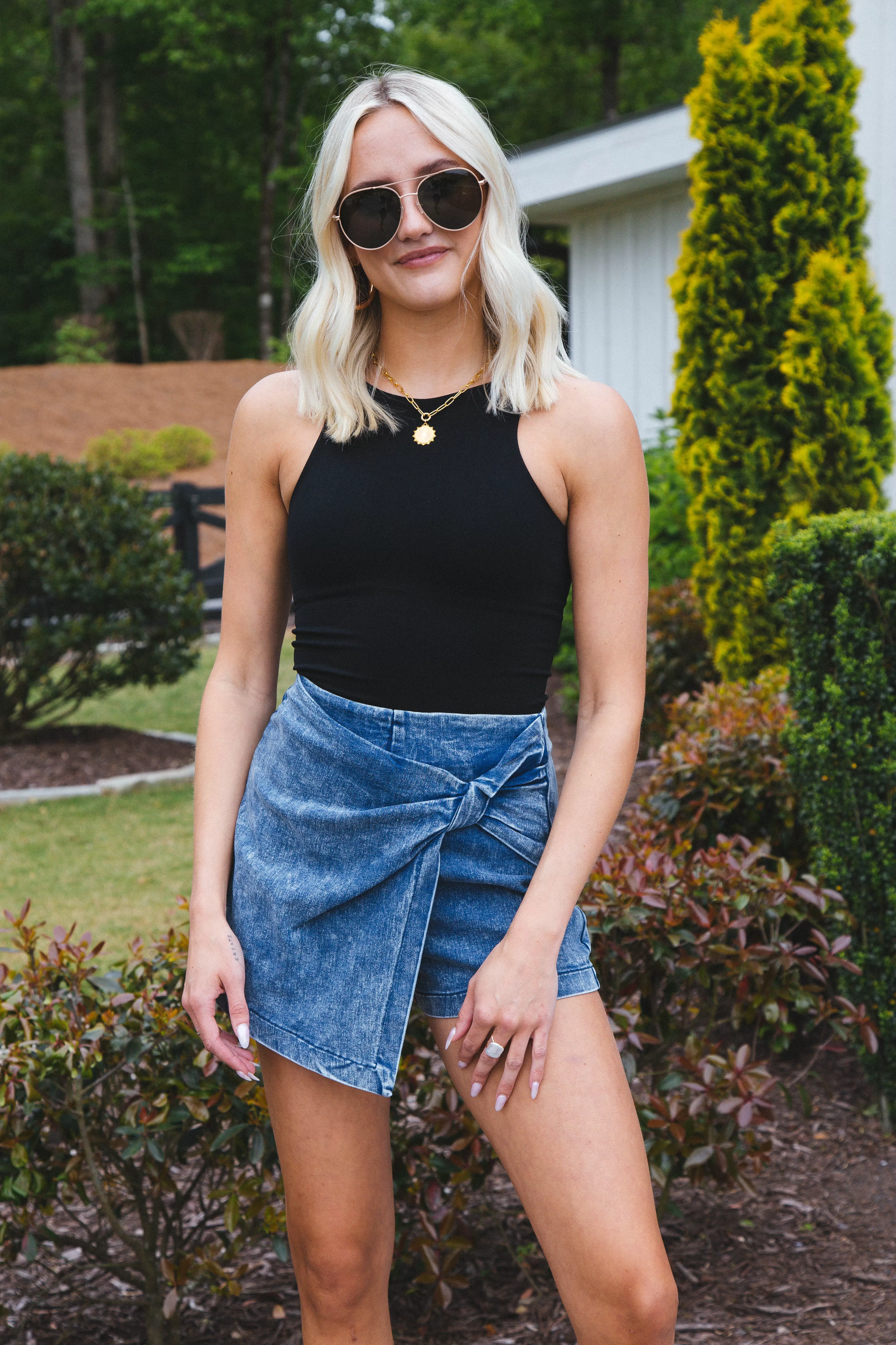 Mirabella Denim Skort, Denim Acid