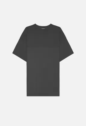 Mock Panel Tee / Charcoal