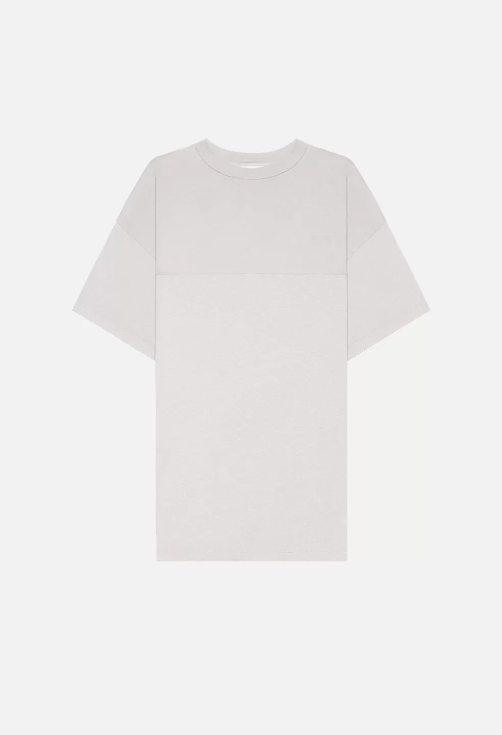 Mock Panel Tee / Natural