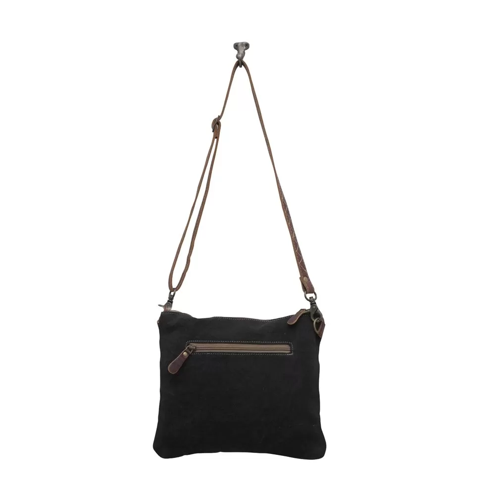 Myra Bag Re-Nao Small & Crossbody: Cozy Vibes in Brown Velvety Elegance