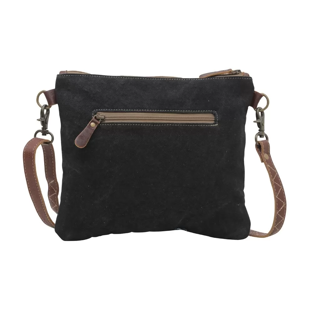 Myra Bag Re-Nao Small & Crossbody: Cozy Vibes in Brown Velvety Elegance