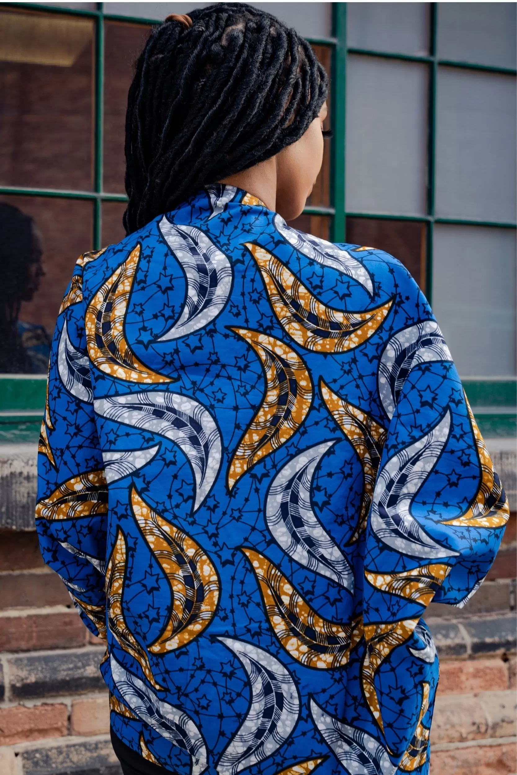 NAMEY AFRICAN PRINT KIMONO WOMEN'S JACKET