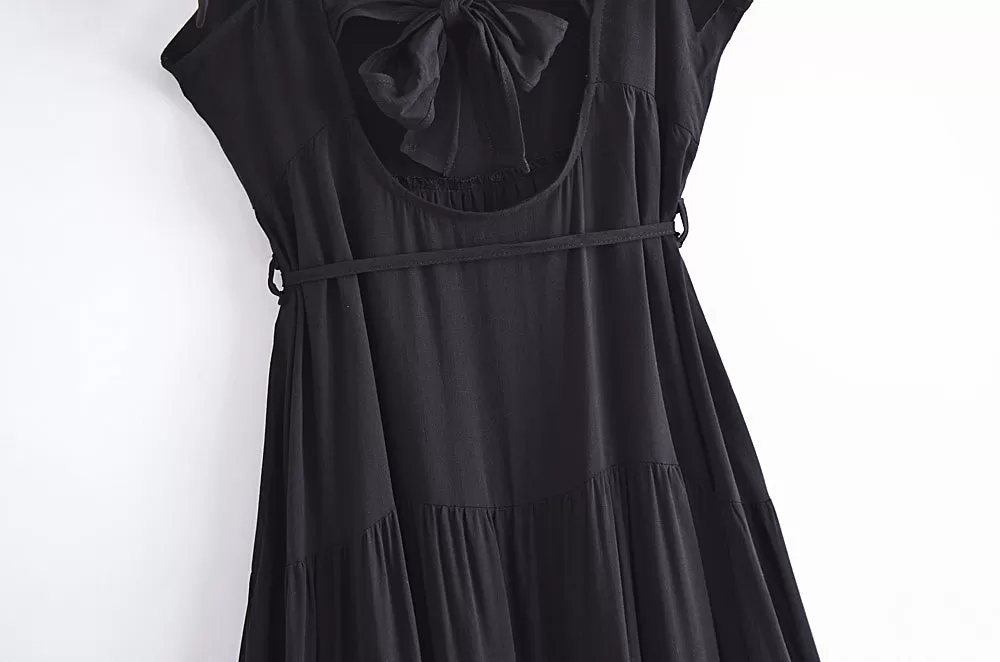 Natalie Tie Knot Shoulder Dress