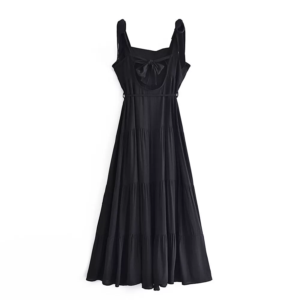 Natalie Tie Knot Shoulder Dress