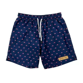 Navy Patriotic BFLO Men's Swim Trunks