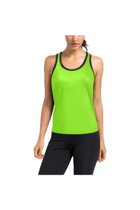 Neon Green Women's Racerback Tank Top