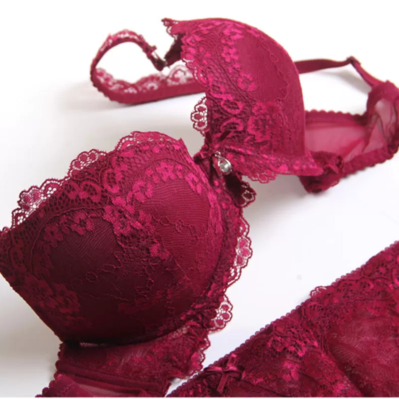 New Women's underwear Set Lace Sexy Push-up Bra And Panty