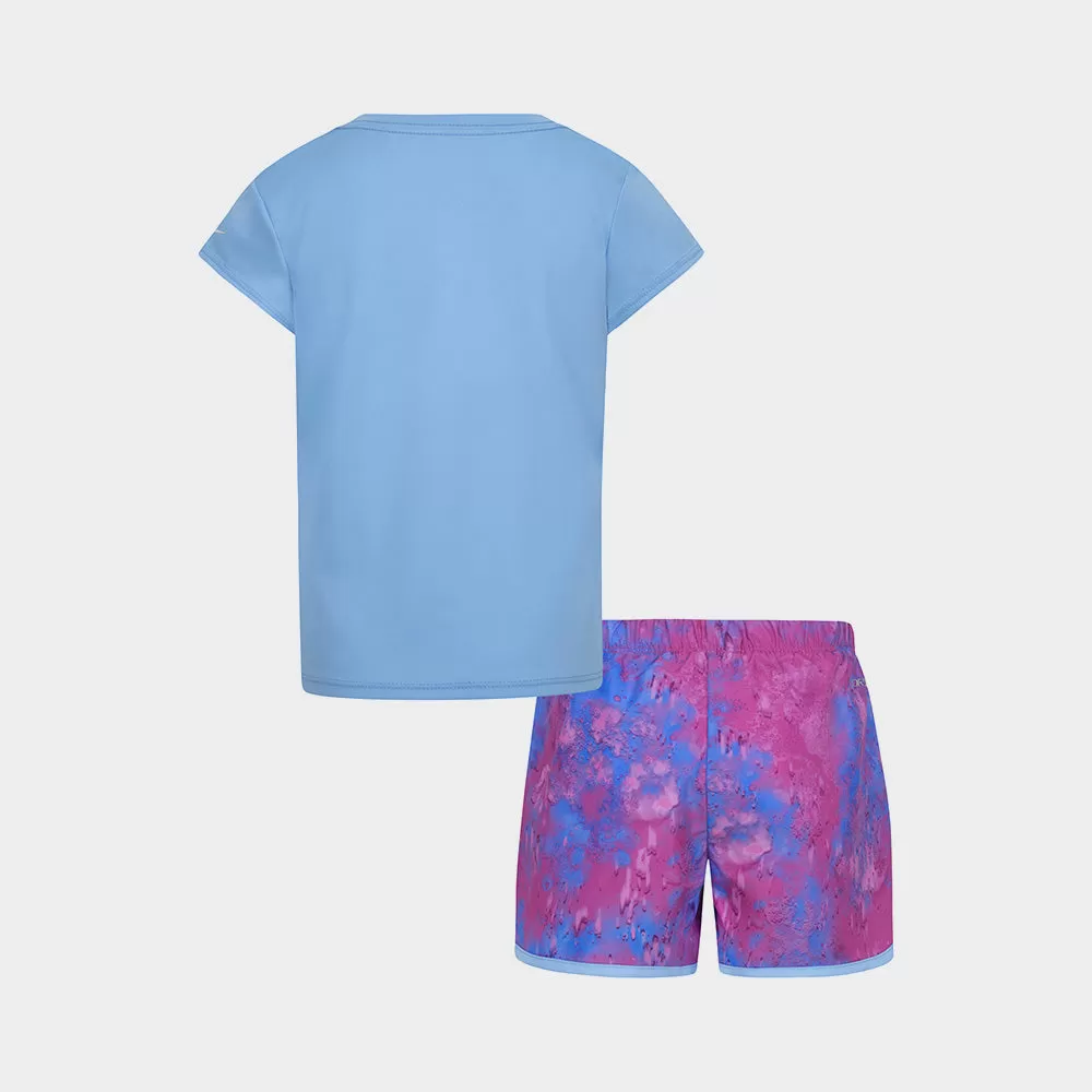 Nike Kids Dri Fit Tee & Sprinter Set Blue/Multi _ 182072 _ Blue