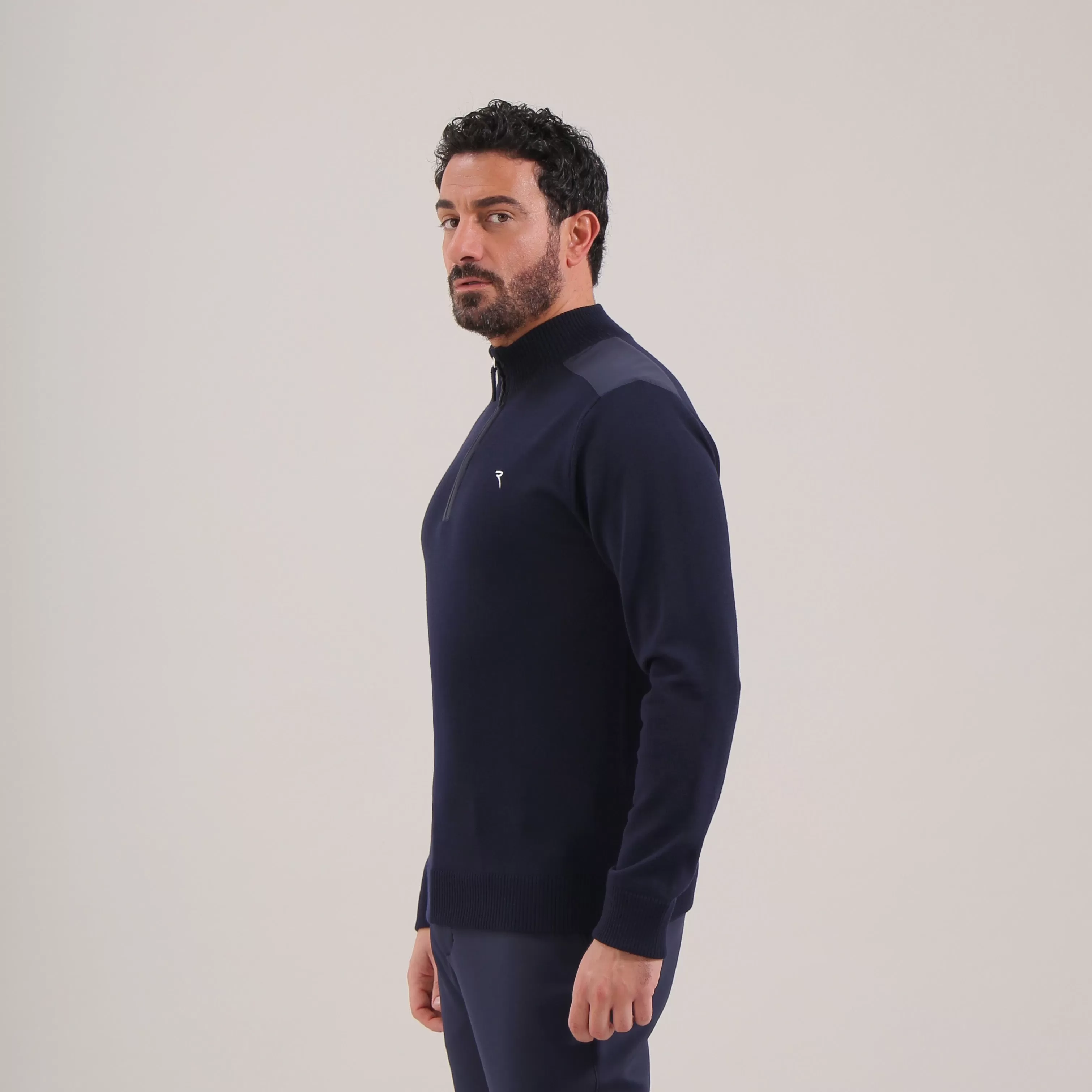 NOBODY | MERINO WOOL QUARTER ZIP