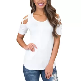 Off Shoulder Blouse Top - White