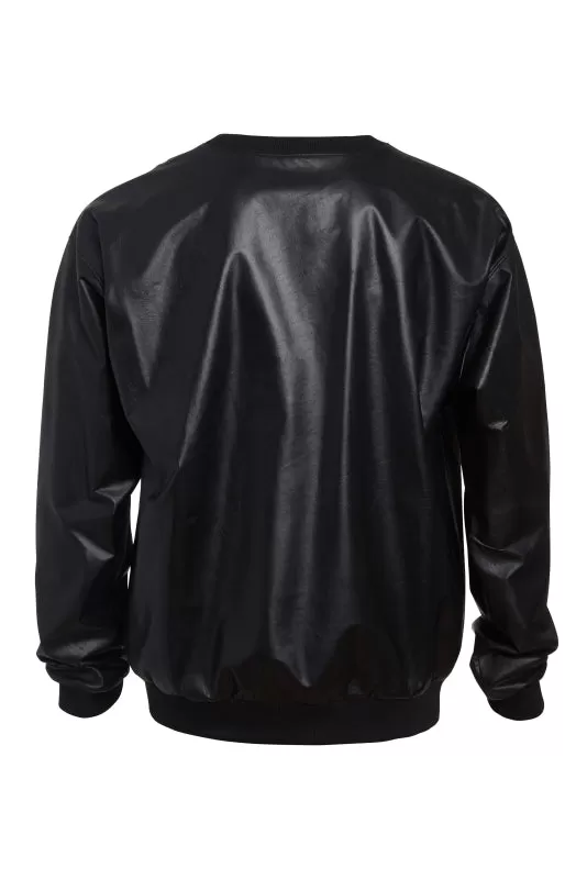 Olympio Series - Plongé Leather Crew Neck