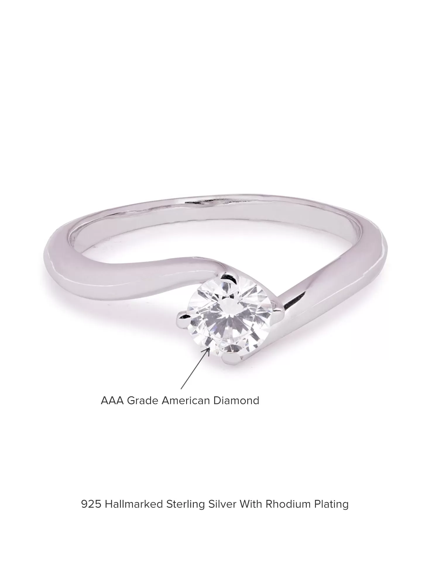 Ornate Jewels 1 Carat Solitaire Proposal Ring