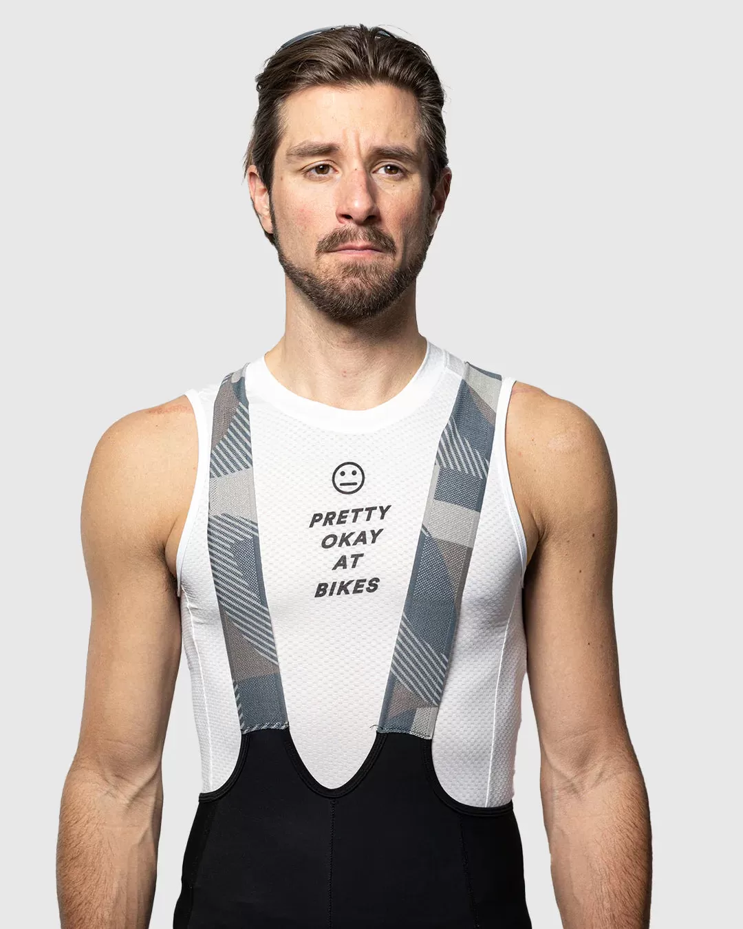 Ostroy Pretty Okay at Bikes Sleeveless Baselayer