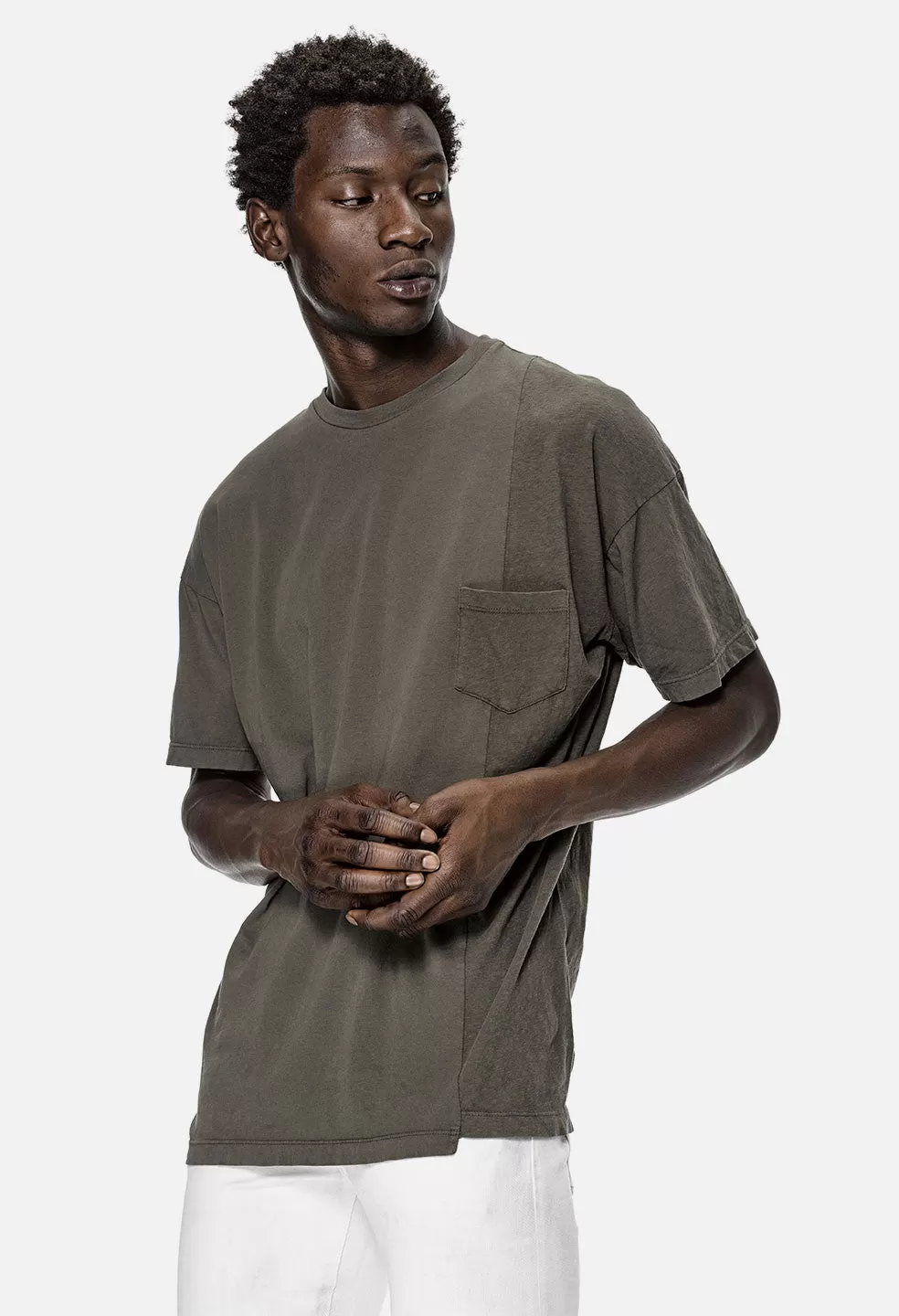 Paneled Pocket Tee / Alpine