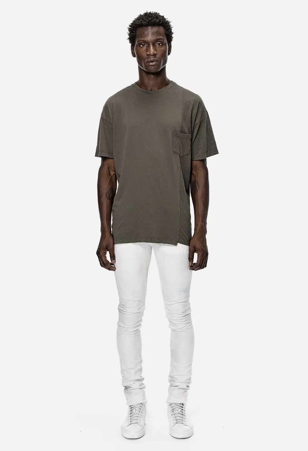 Paneled Pocket Tee / Alpine