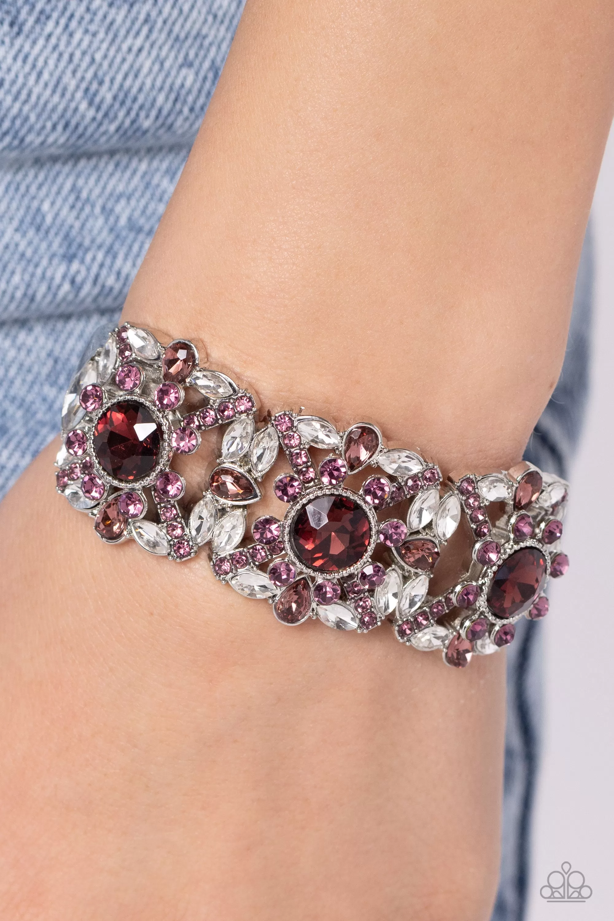 Paparazzi Shimmering Solo Purple Bracelet