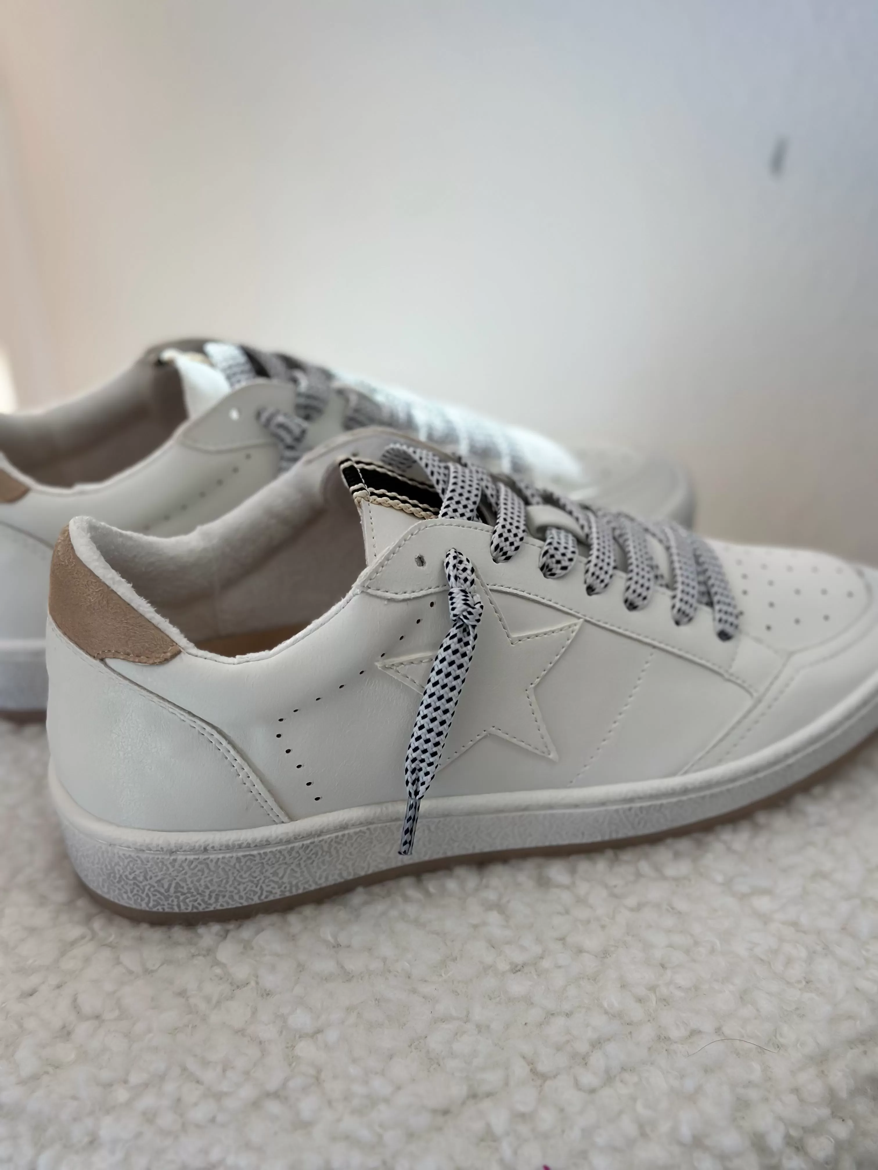 Paz Star Sand Suede Sneakers