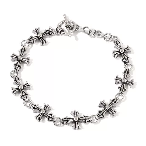 Petite Cross Link Bracelet