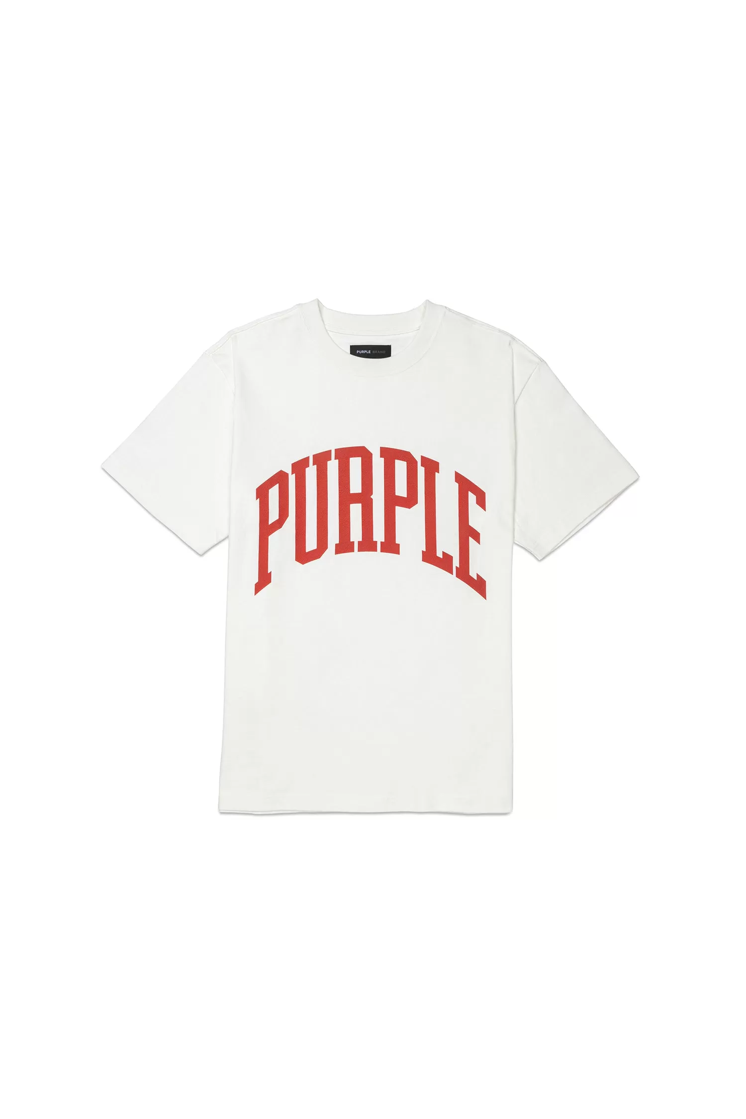 PURPLE BRAND Collegiate T-Shirt (White)