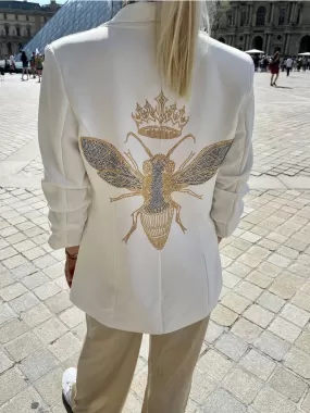 Queen Bee Blazer - White