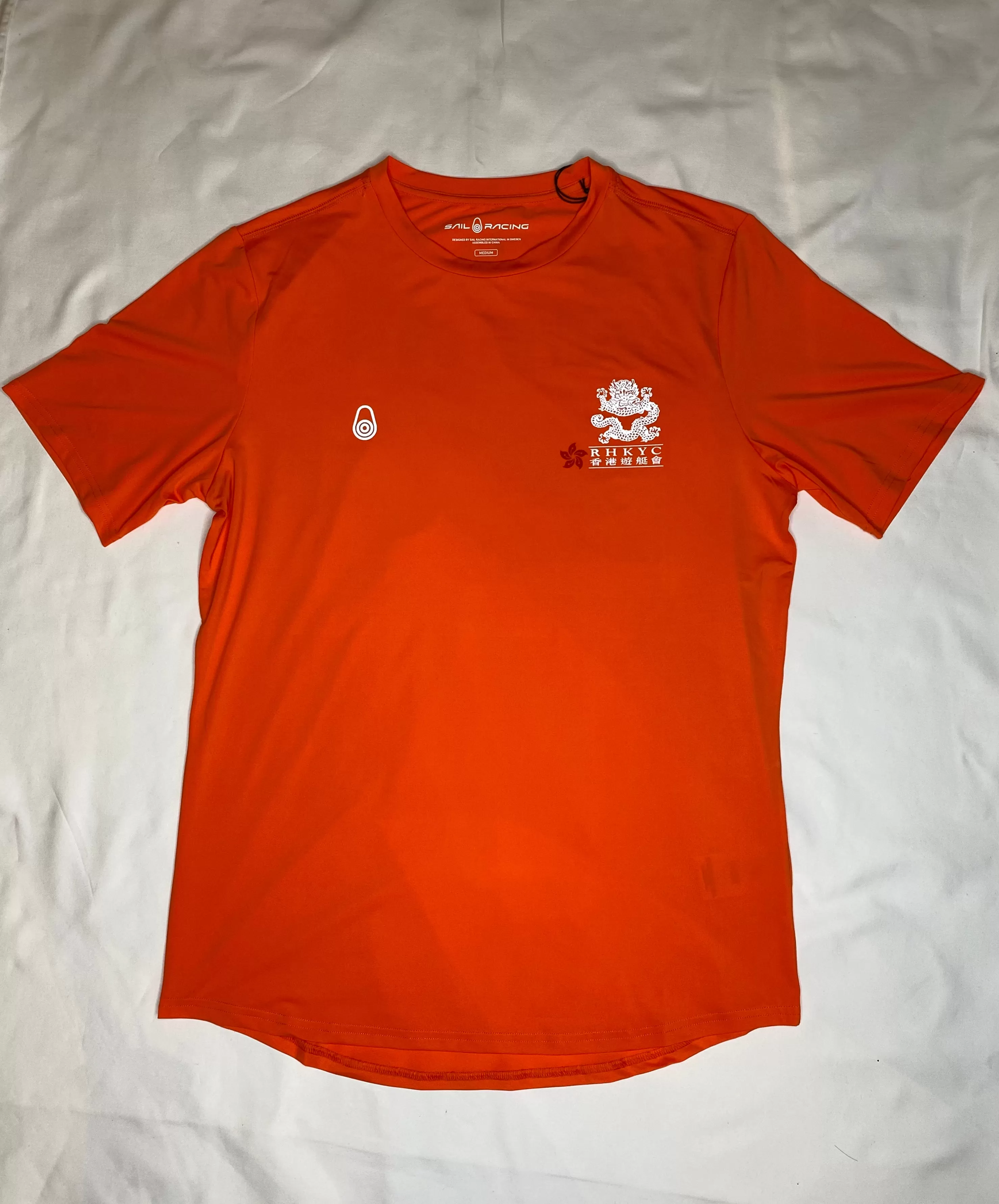 Rashguard SS Orange With RHKYC Logo-Outrigger