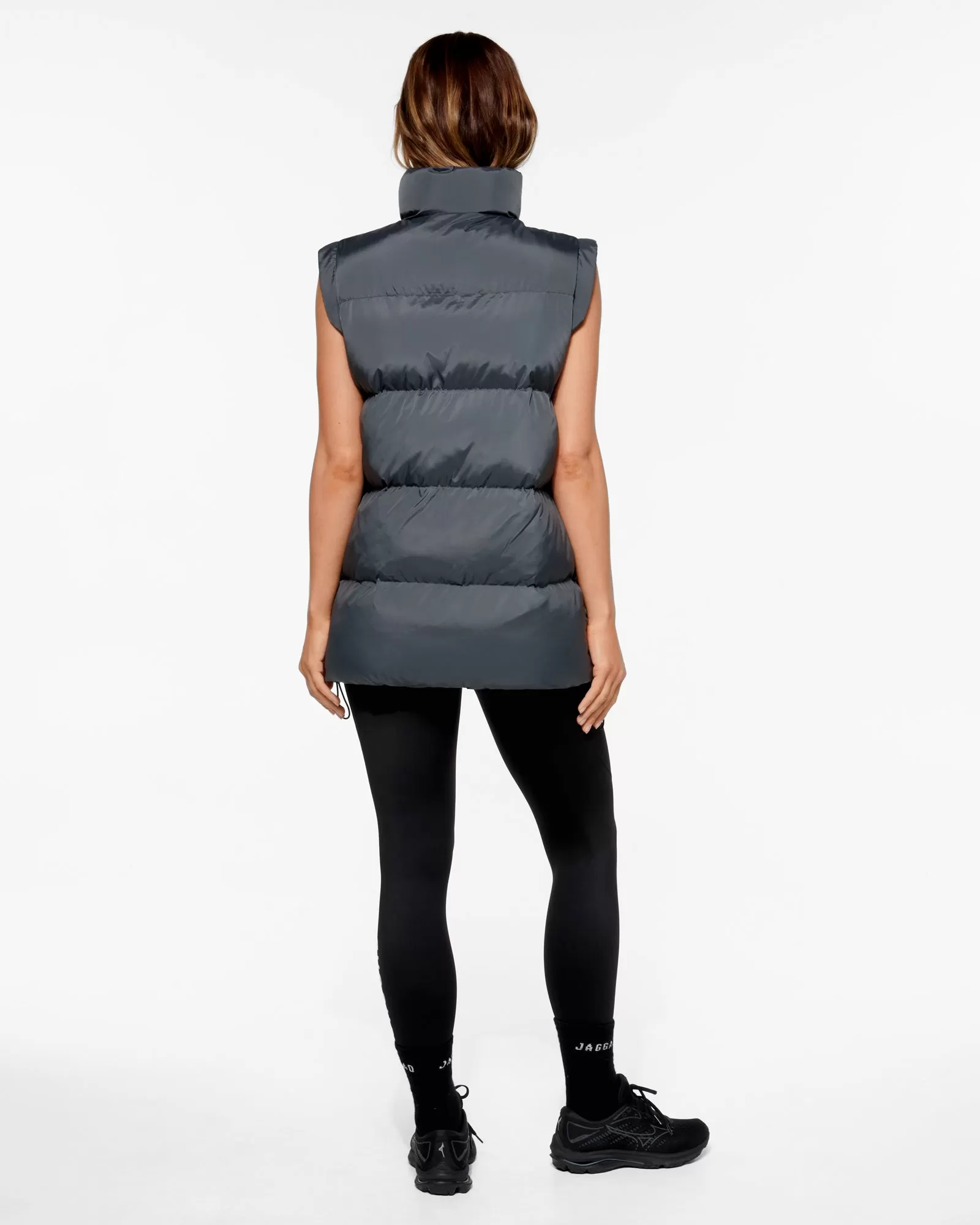 REFLECT PUFFER VEST STEEL