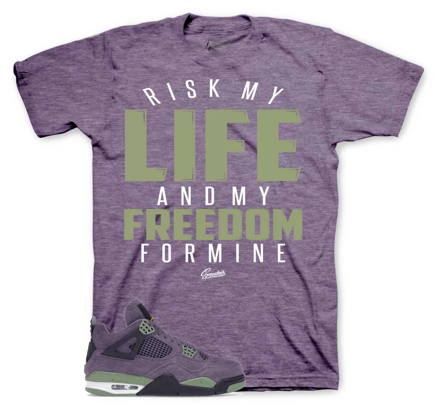 Retro 4 Canyon Purple Shirt - My Life - Purple