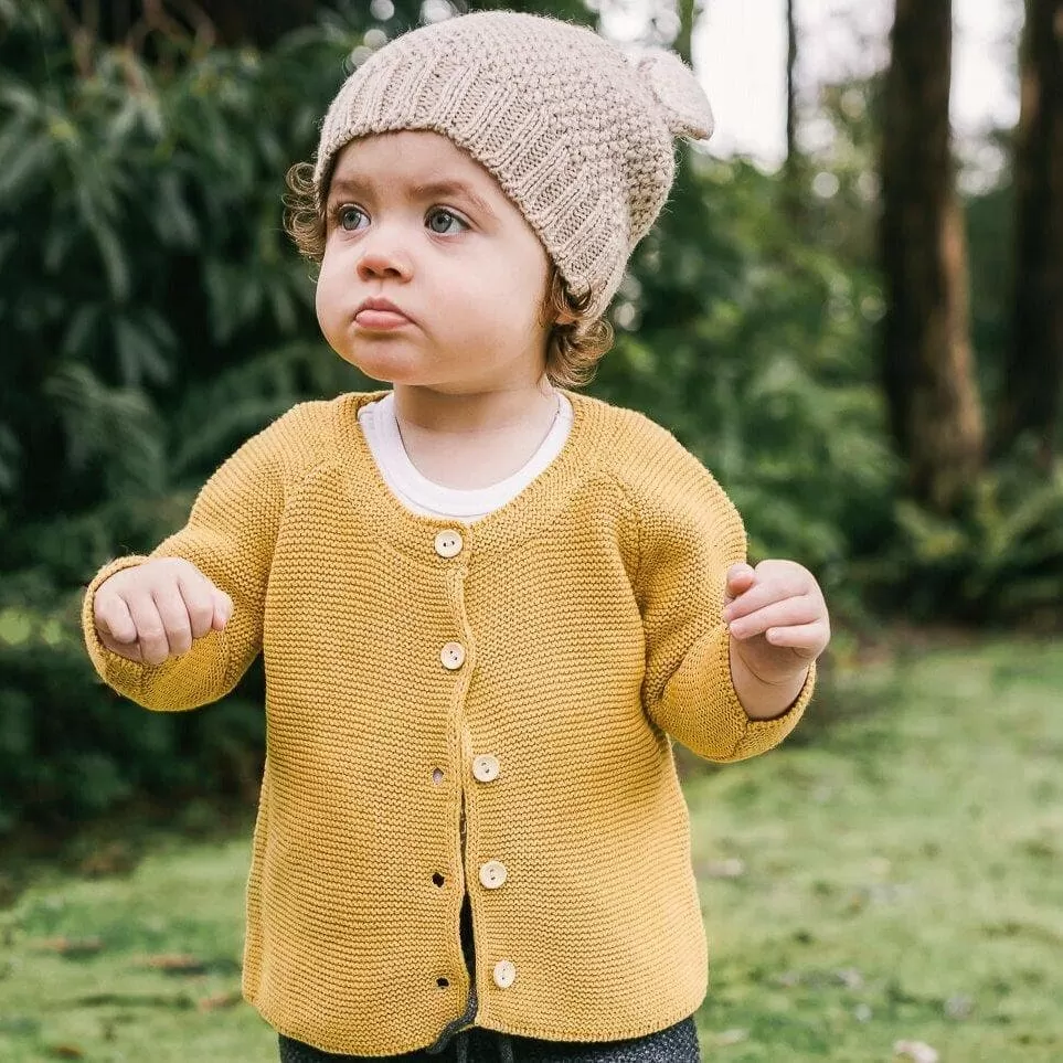 River Cardigan Mustard