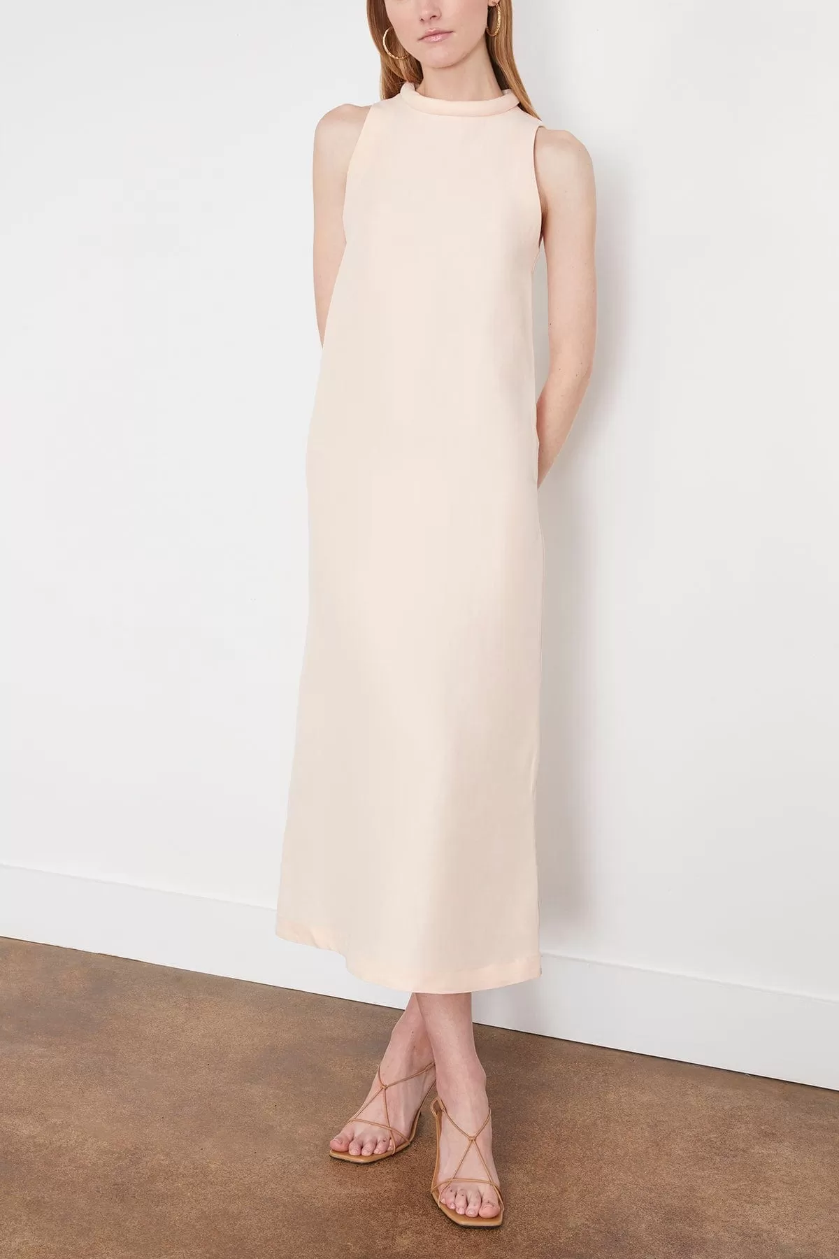 Rivida Long Dress in Cream Rose