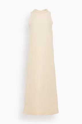 Rivida Long Dress in Cream Rose