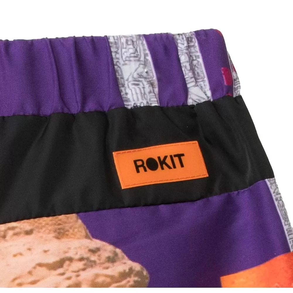 Rokit SATURN RAYON SHORTS -PURPLE