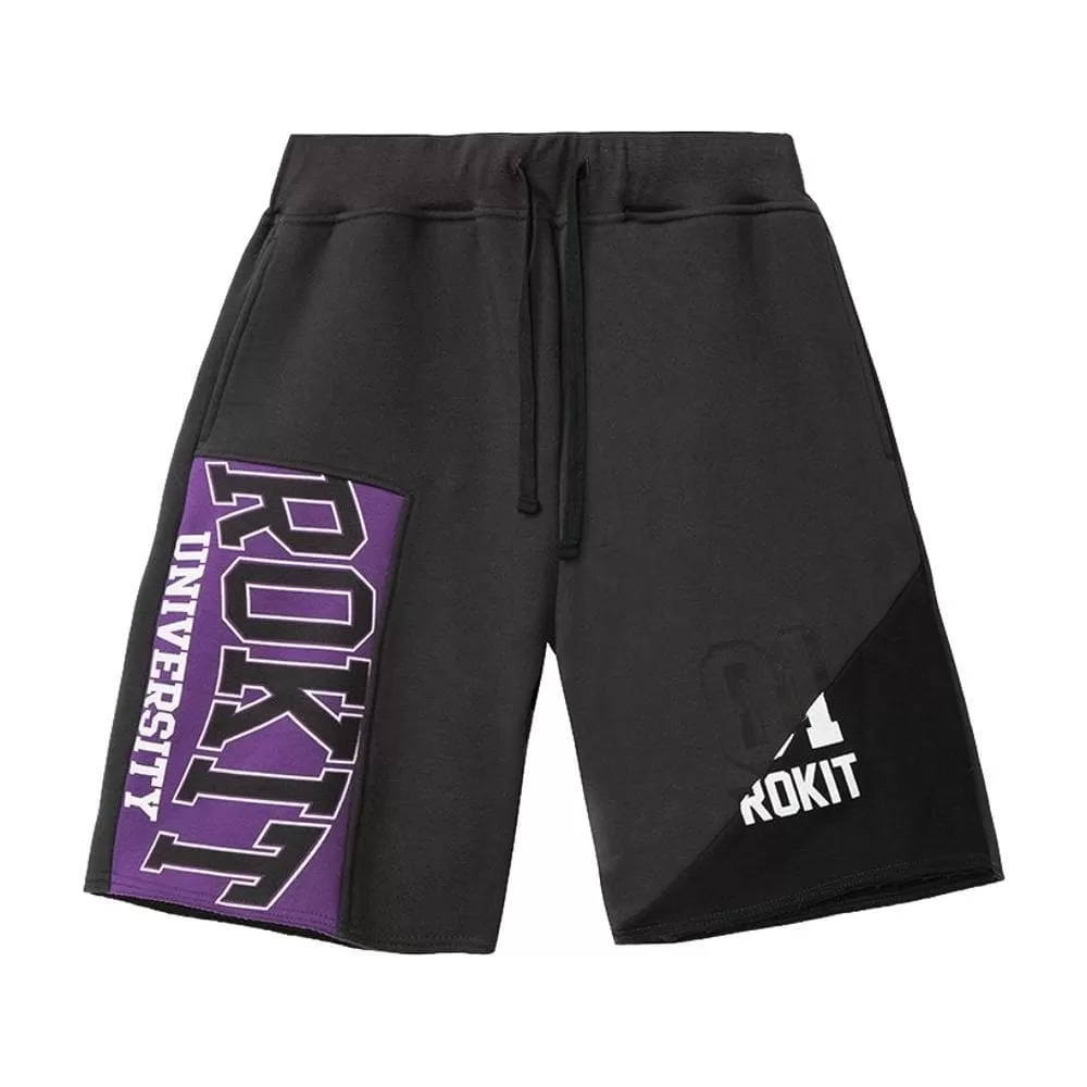 Rokit TRUANT SWEATSHORTS -PURPLE