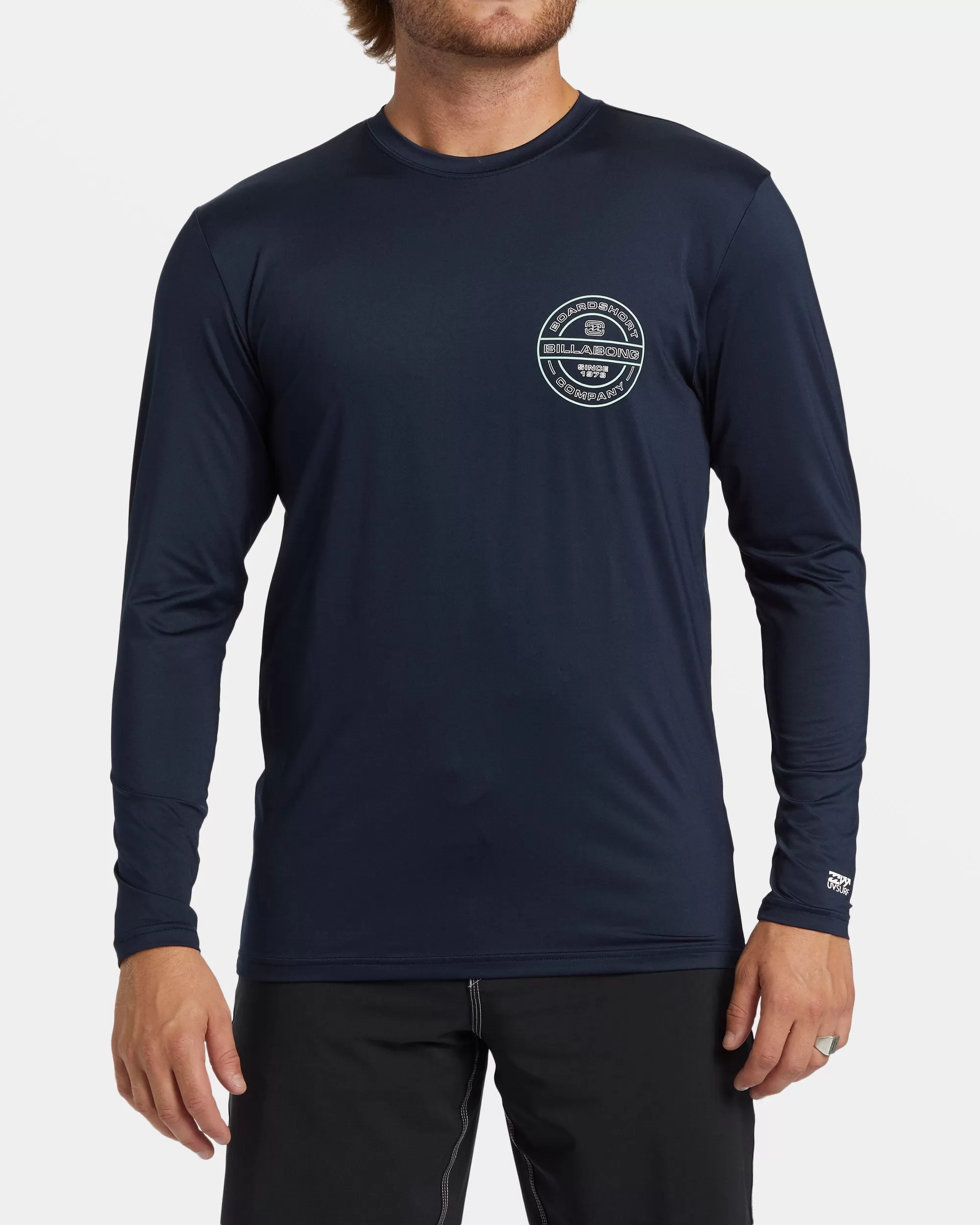 Rotor Diamond Long Sleeve Surf Tee - Navy