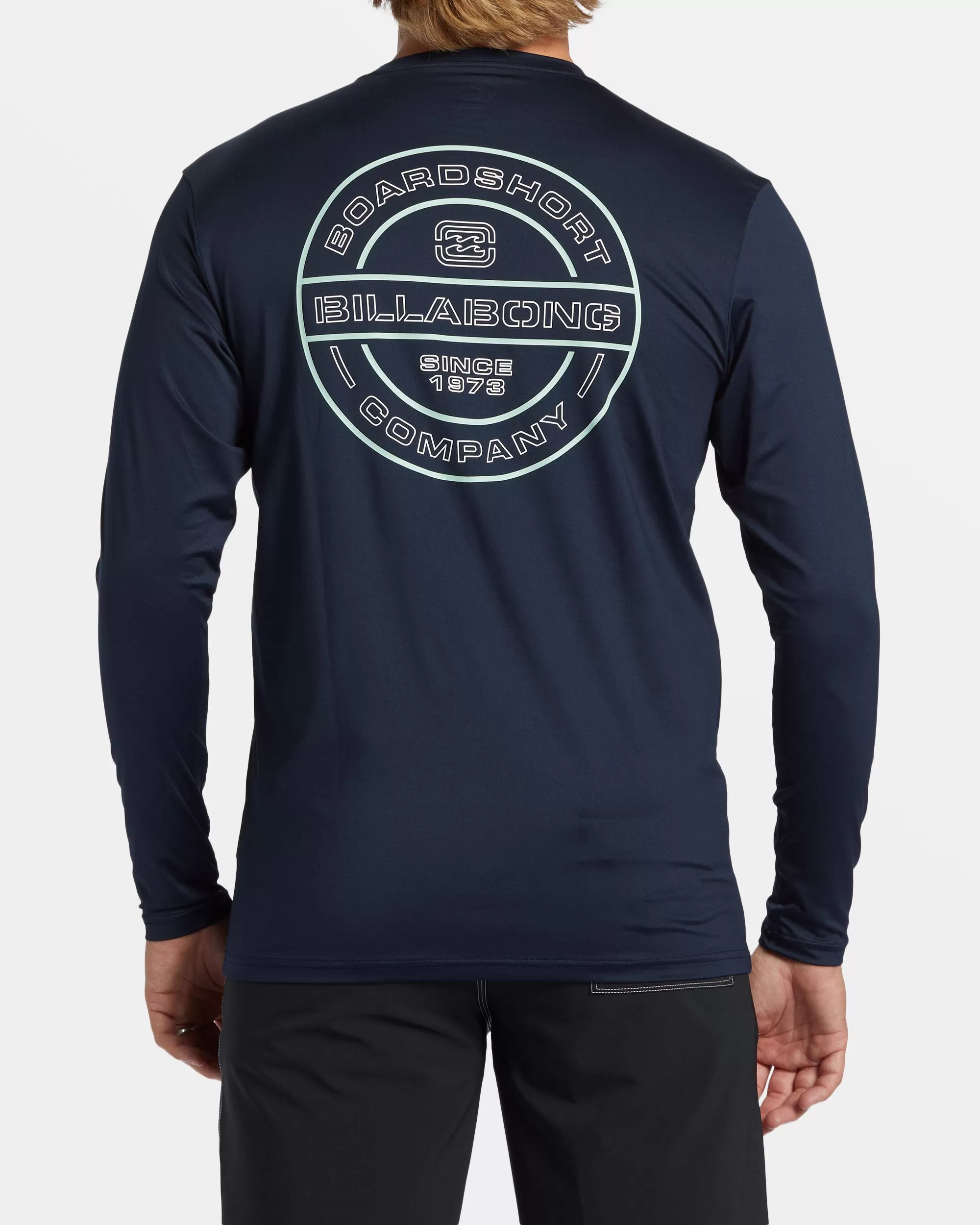 Rotor Diamond Long Sleeve Surf Tee - Navy