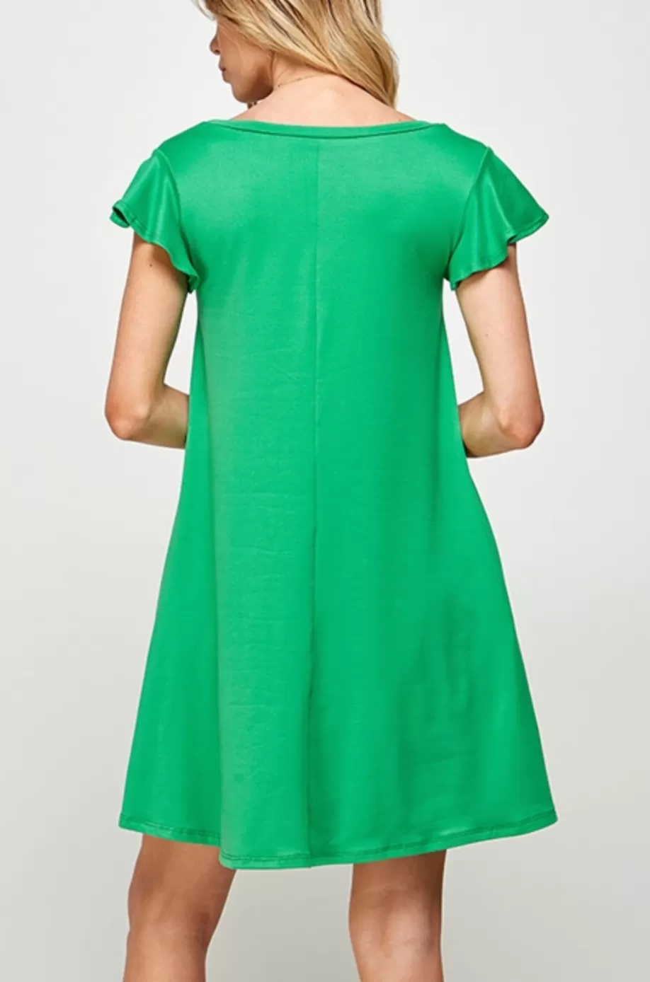 Ruffle Pocket Dress - 3 Colors