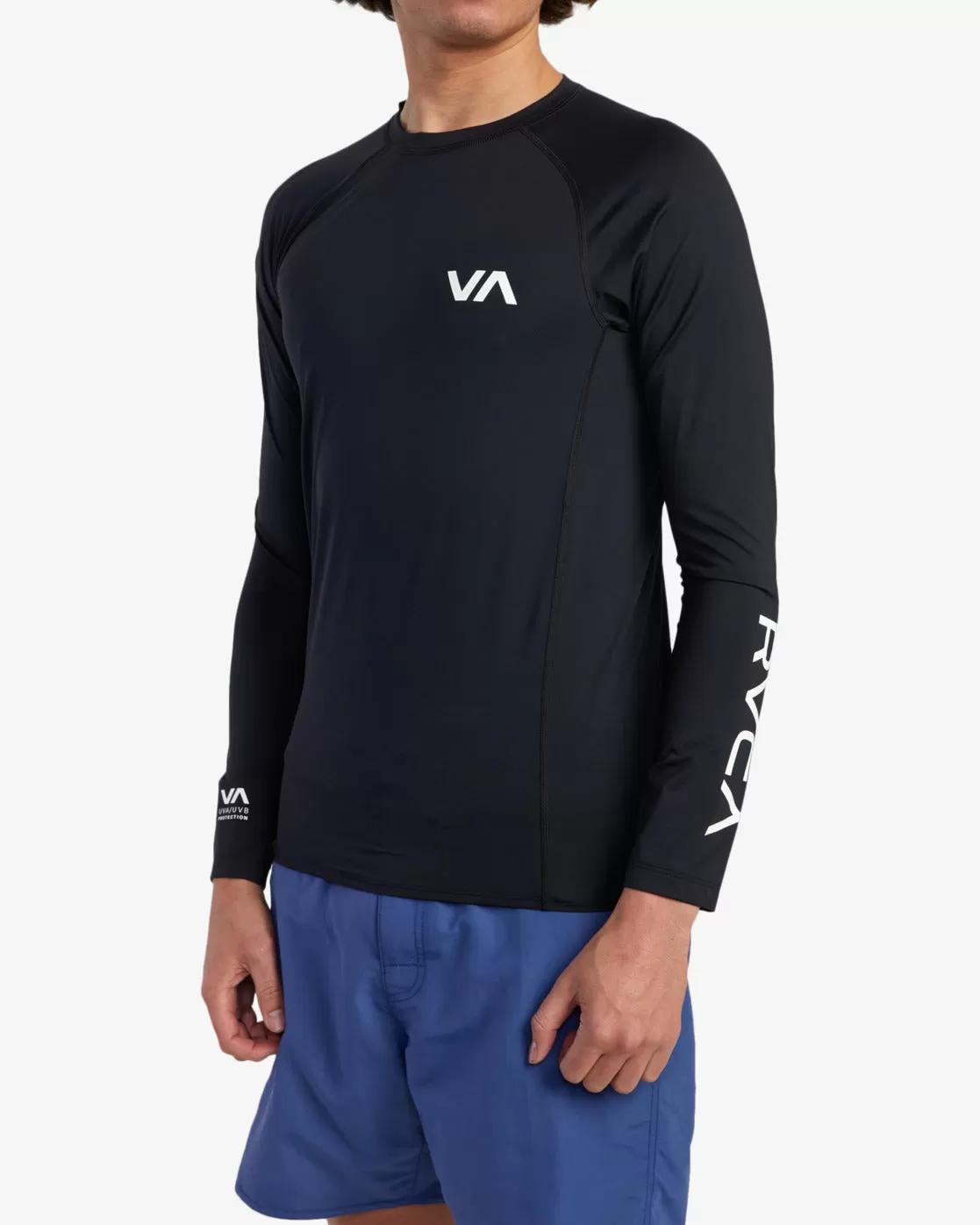 RVCA Long Sleeve Rashguard - Black 2