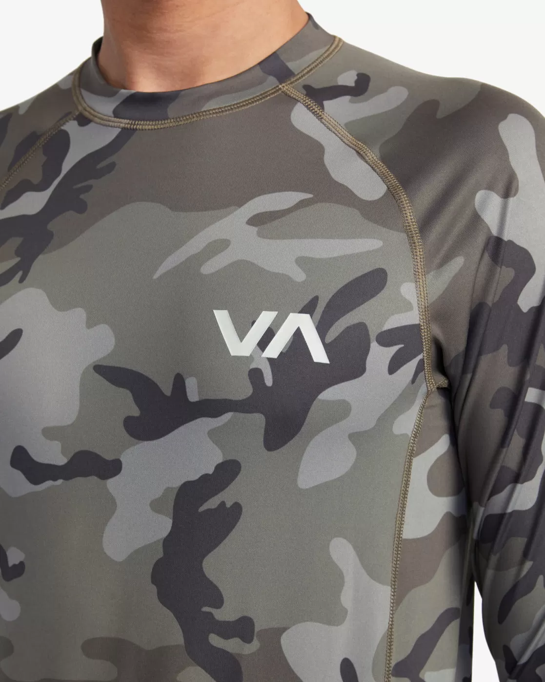 RVCA Long Sleeve Rashguard - Camo