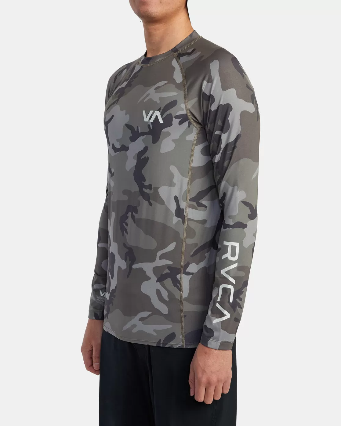 RVCA Long Sleeve Rashguard - Camo