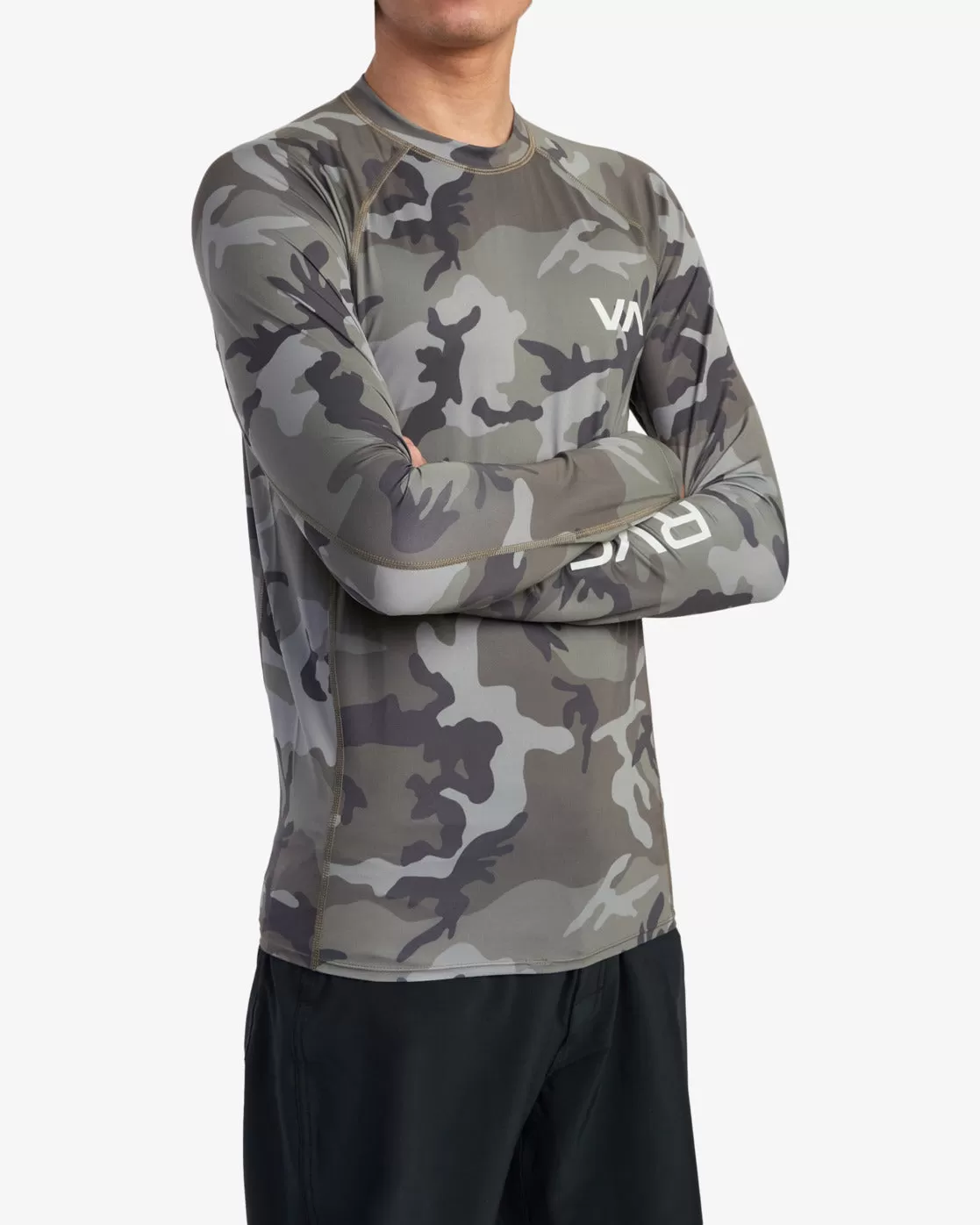 RVCA Long Sleeve Rashguard - Camo