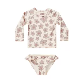 Rylee   Cru Maryn Rash Guard Set - Hibiscus