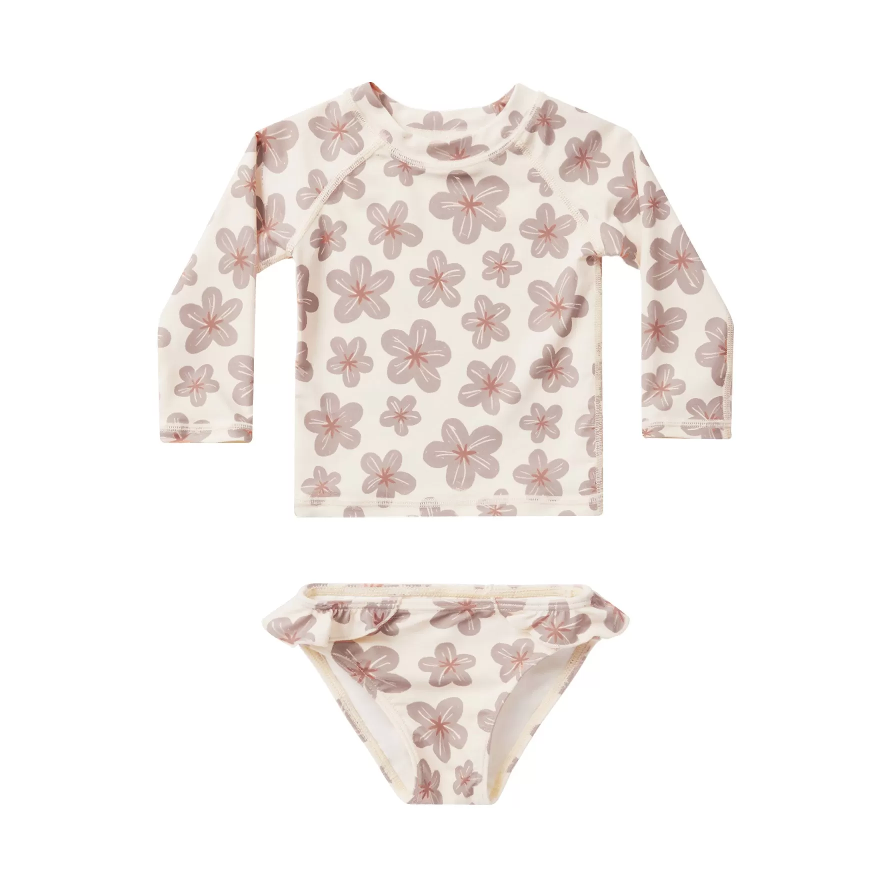 Rylee   Cru Maryn Rash Guard Set - Hibiscus