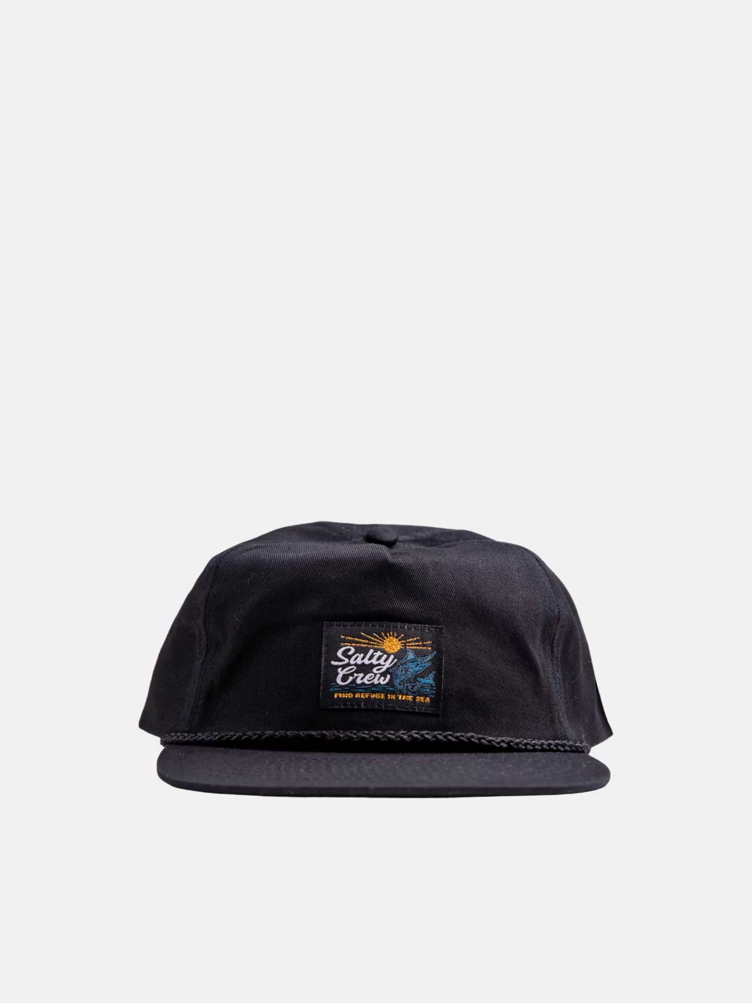 Salty Crew Jackpot 5 Panel Snapback - Black