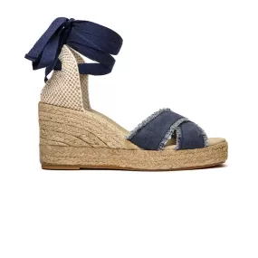 Sandal Espadrille in Navy