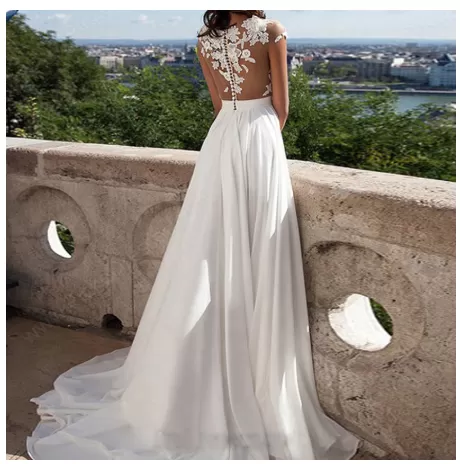 See through wedding dresses Sexy lace prom dresses Beach wedding gown Prom dresses sexy prom dresses