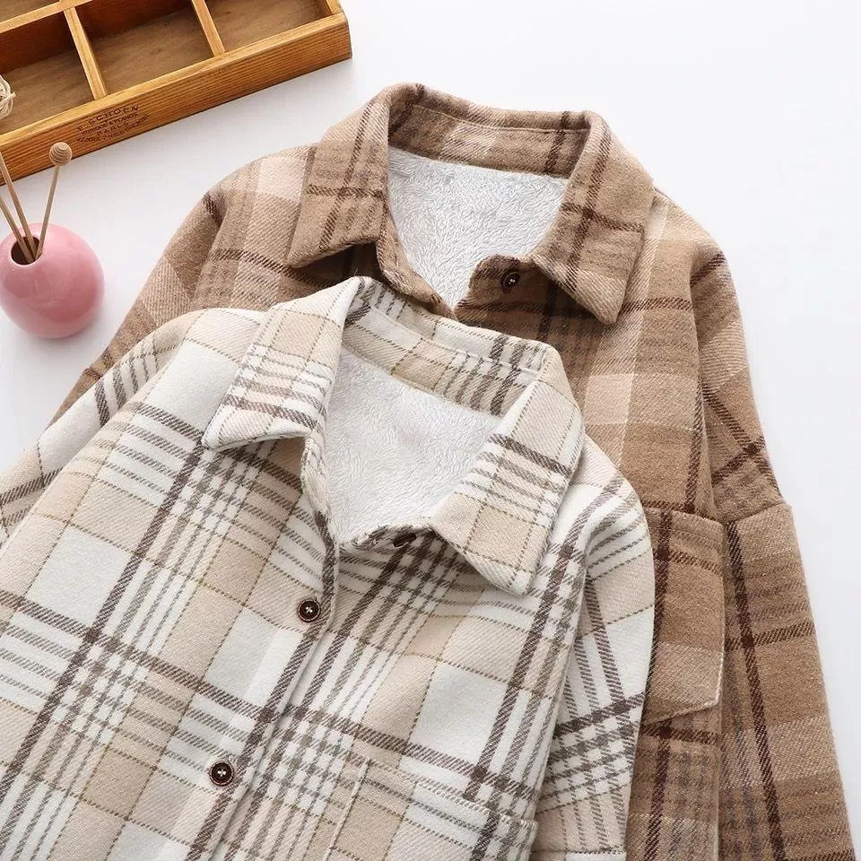 Serenity Fleece-Lined Plaid Shacket